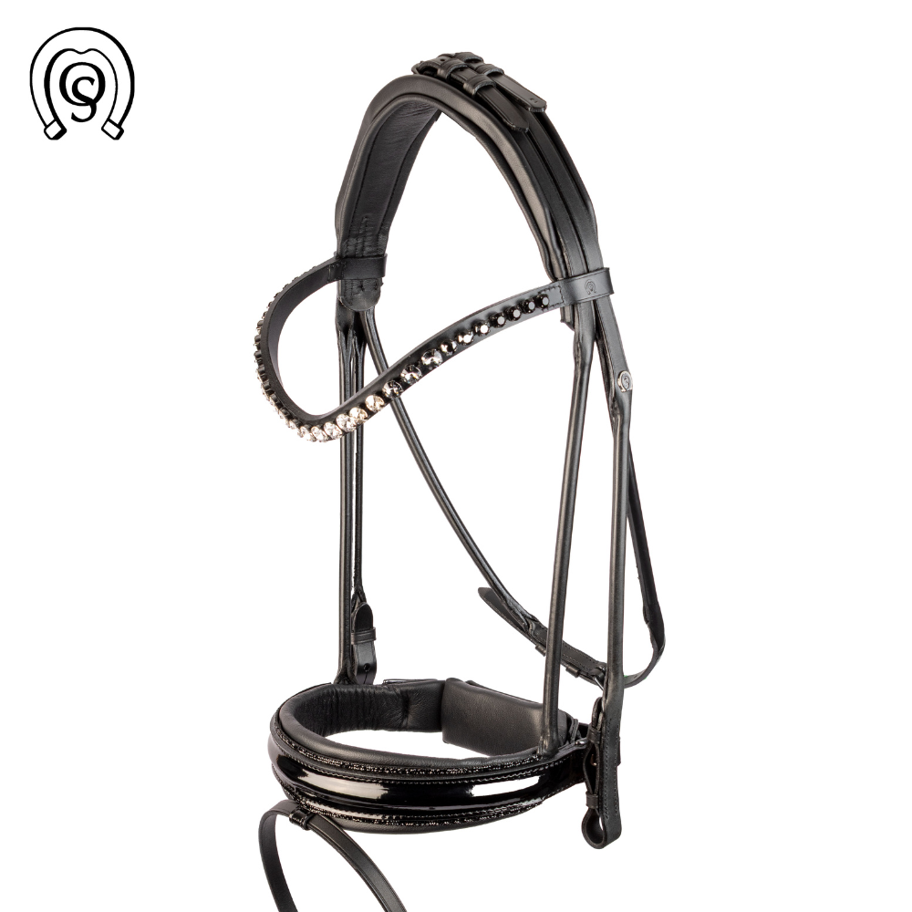 Otto Schumacher Trense München "Feel Good" - Focus Crystal Shading, Night line (Lack)