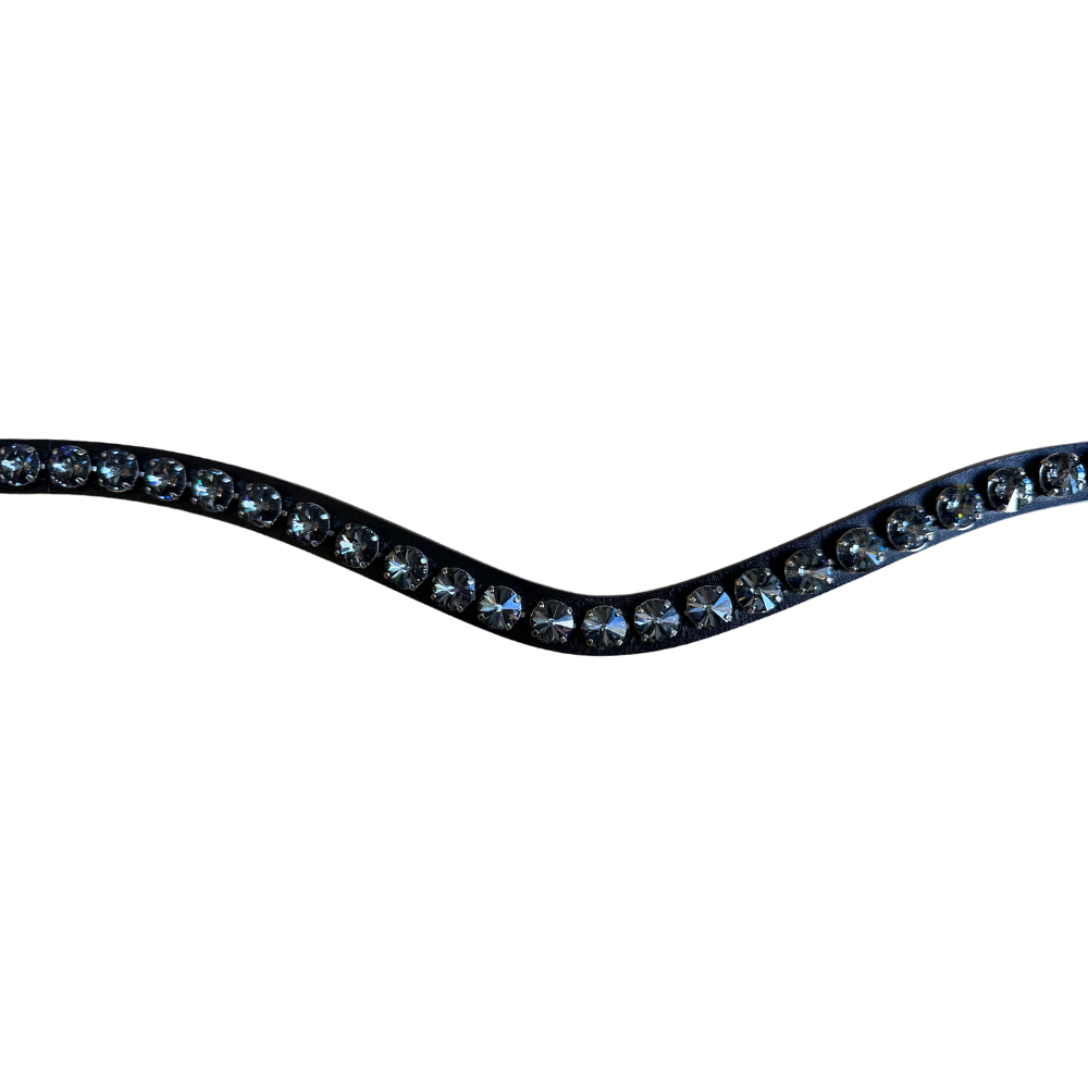 Otto Schumacher Stirnriemen Rivoli, einfarbig (silver night)