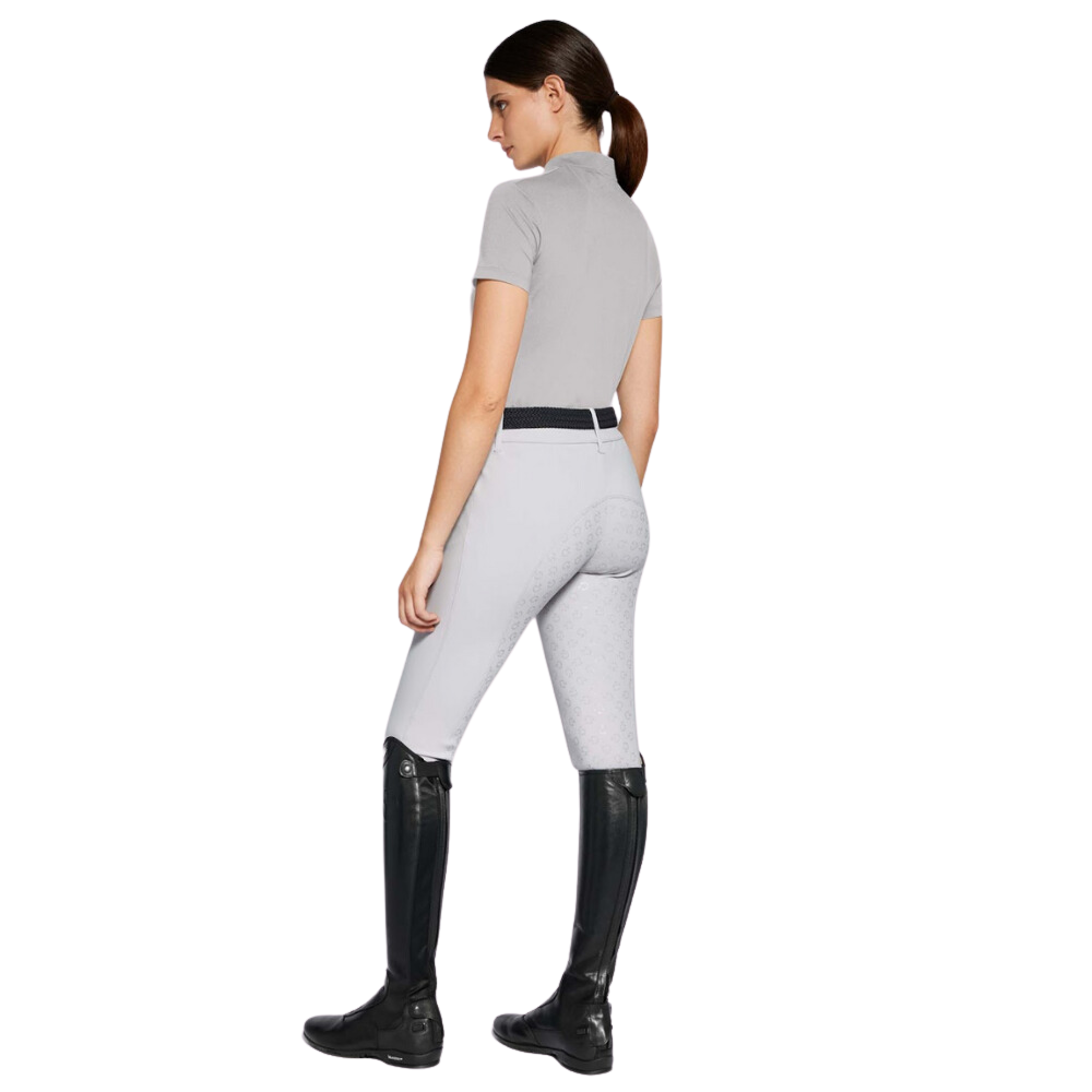 Cavalleria Toscana Damen Jersey Training Zip Polo, Frühjahr/Sommer 2024