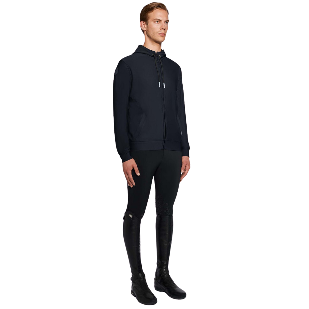 Cavalleria Toscana Diagonal Weave Zip Hoodie Herren, Frühling/Sommer 2024