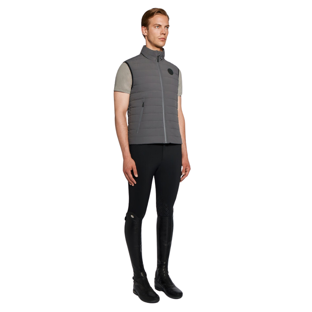 Cavalleria Toscana Herrenweste, Lightweight Puffer Vest w/ Hidden Hood, Frühjahr/Sommer 2024