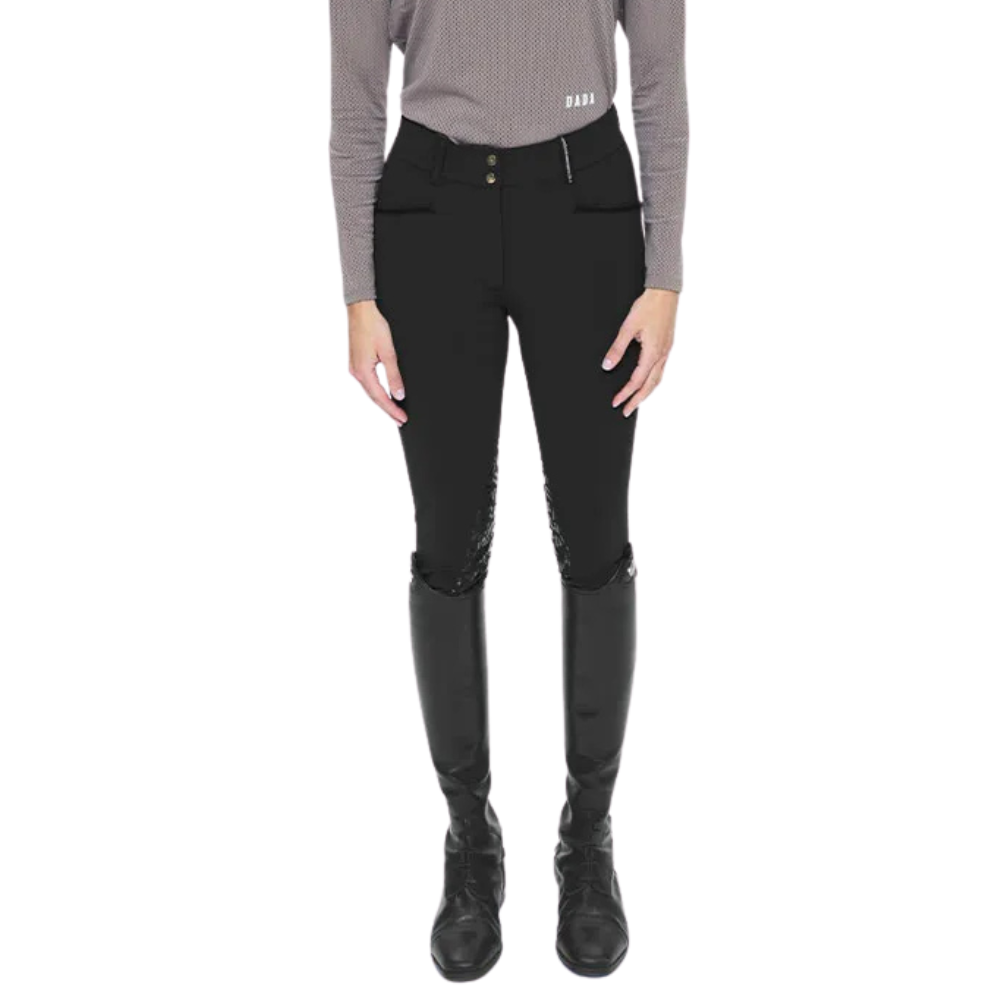 Dada Sport Giovani Grip Damenreithose schwarz