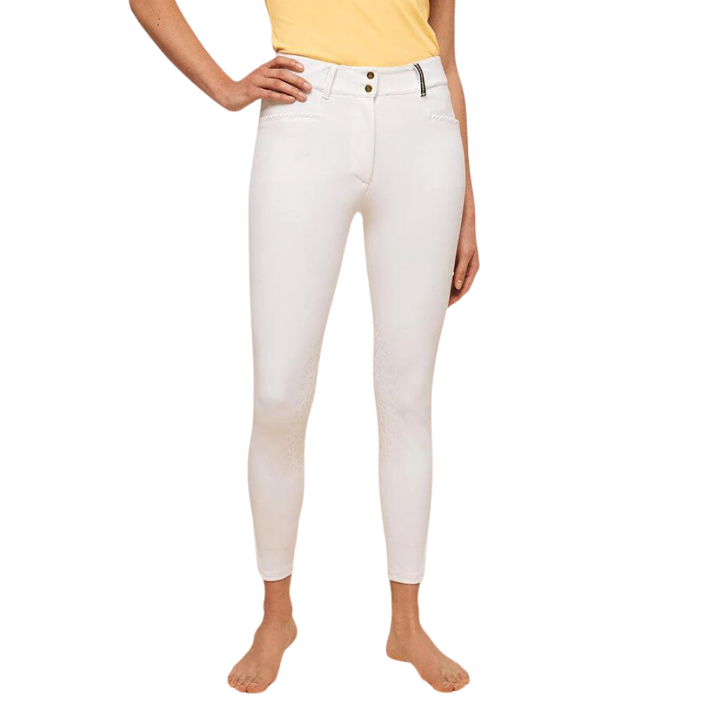 Dada Sport Giovani Grip Damenreithose weiß