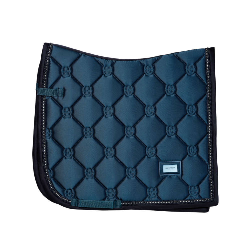 Equestrian Stockholm Dressurschabracke Crystal Shine Blue Meadow