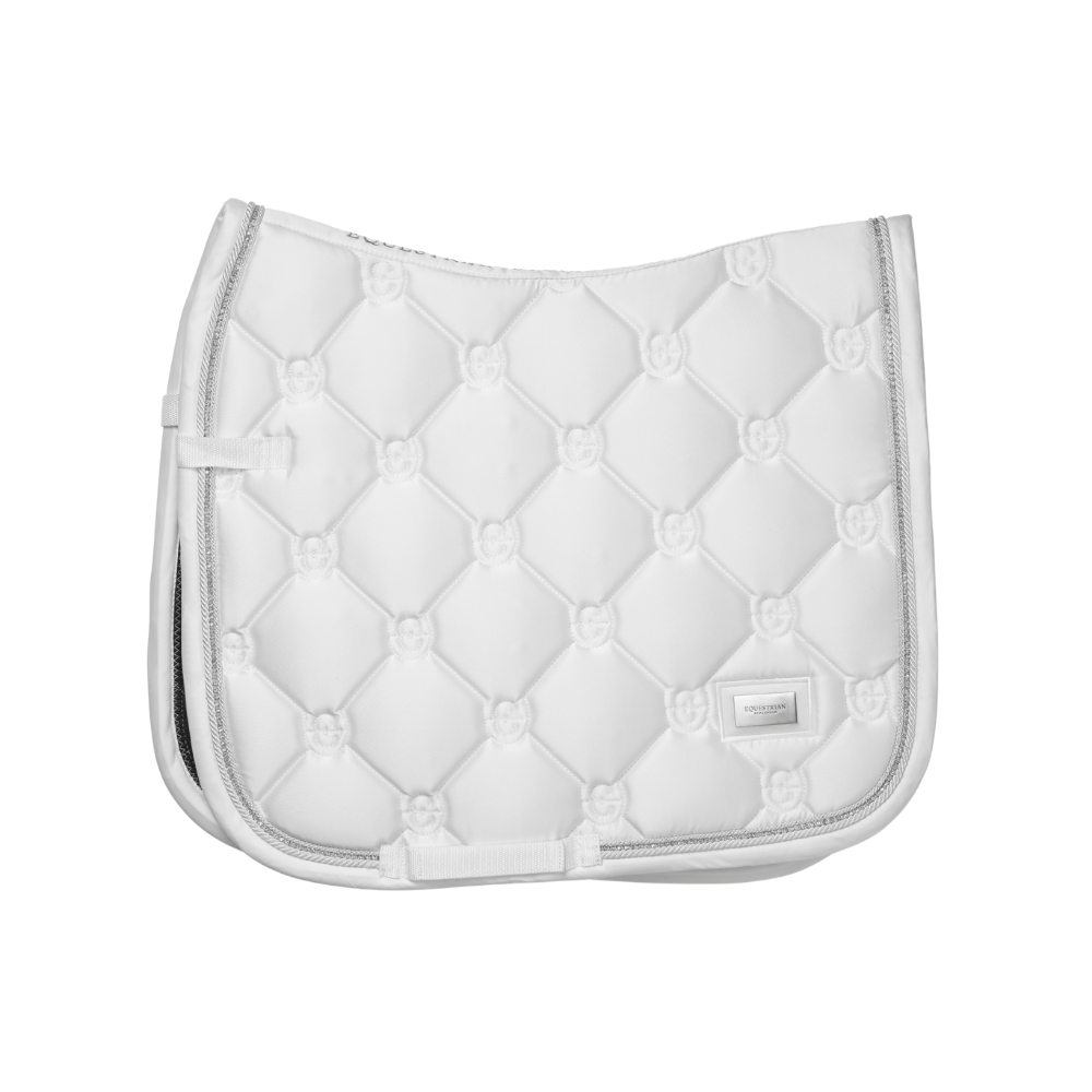 Equestrian Stockholm Dressurschabracke COB Crystal Shine White
