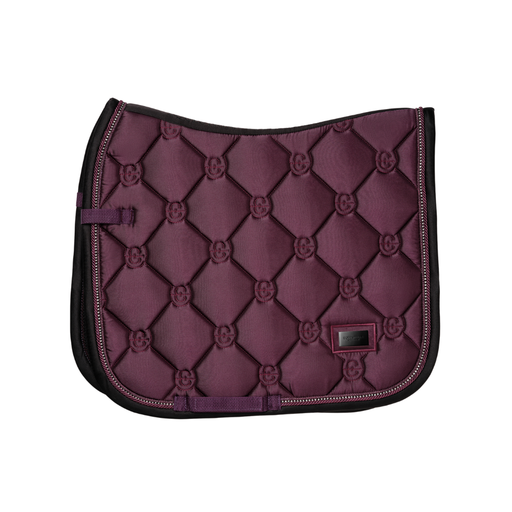 Equestrian Stockholm Dressurschabracke COB Crystal Shine Mauve Wine
