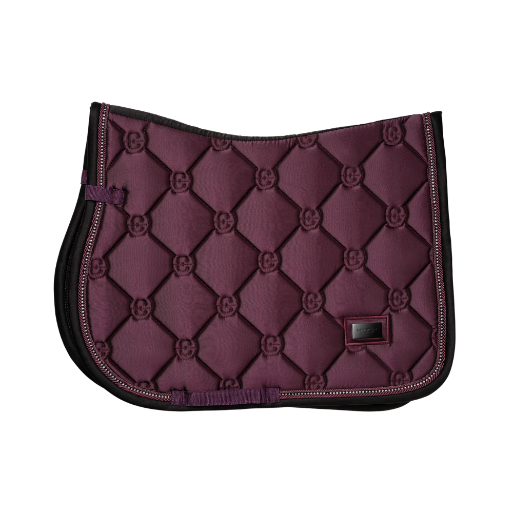 Equestrian Stockholm Springschabracke Crystal Shine Mauve Wine