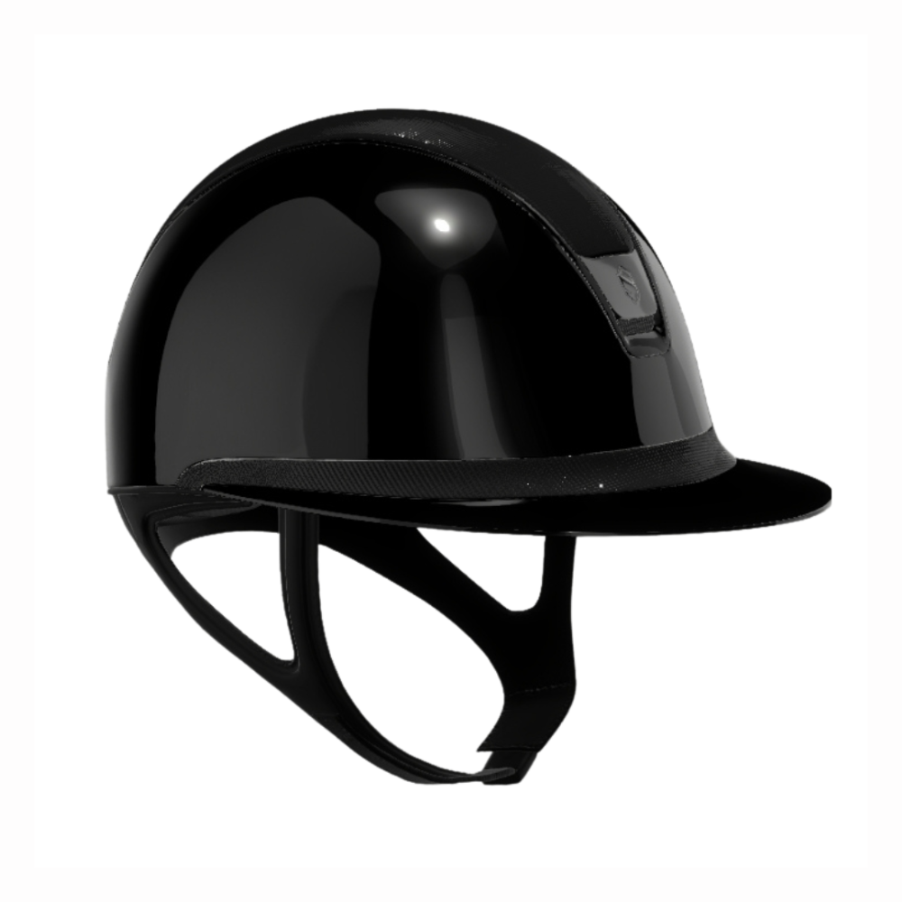 Samshield Reithelm Miss Shield 2.0 Shadowglossy Shimmer Leather Black