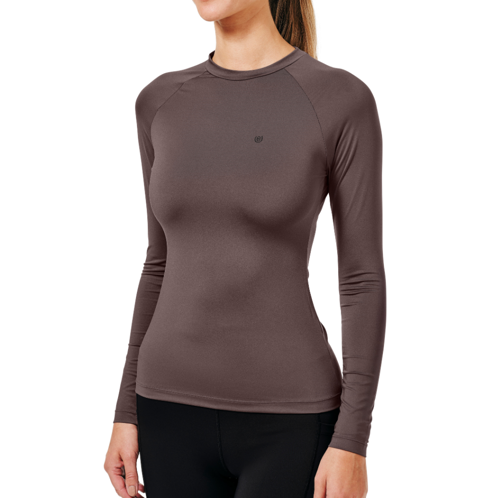 Equestrian Stockholm Dynamic Base Layer Top Modern Mocha
