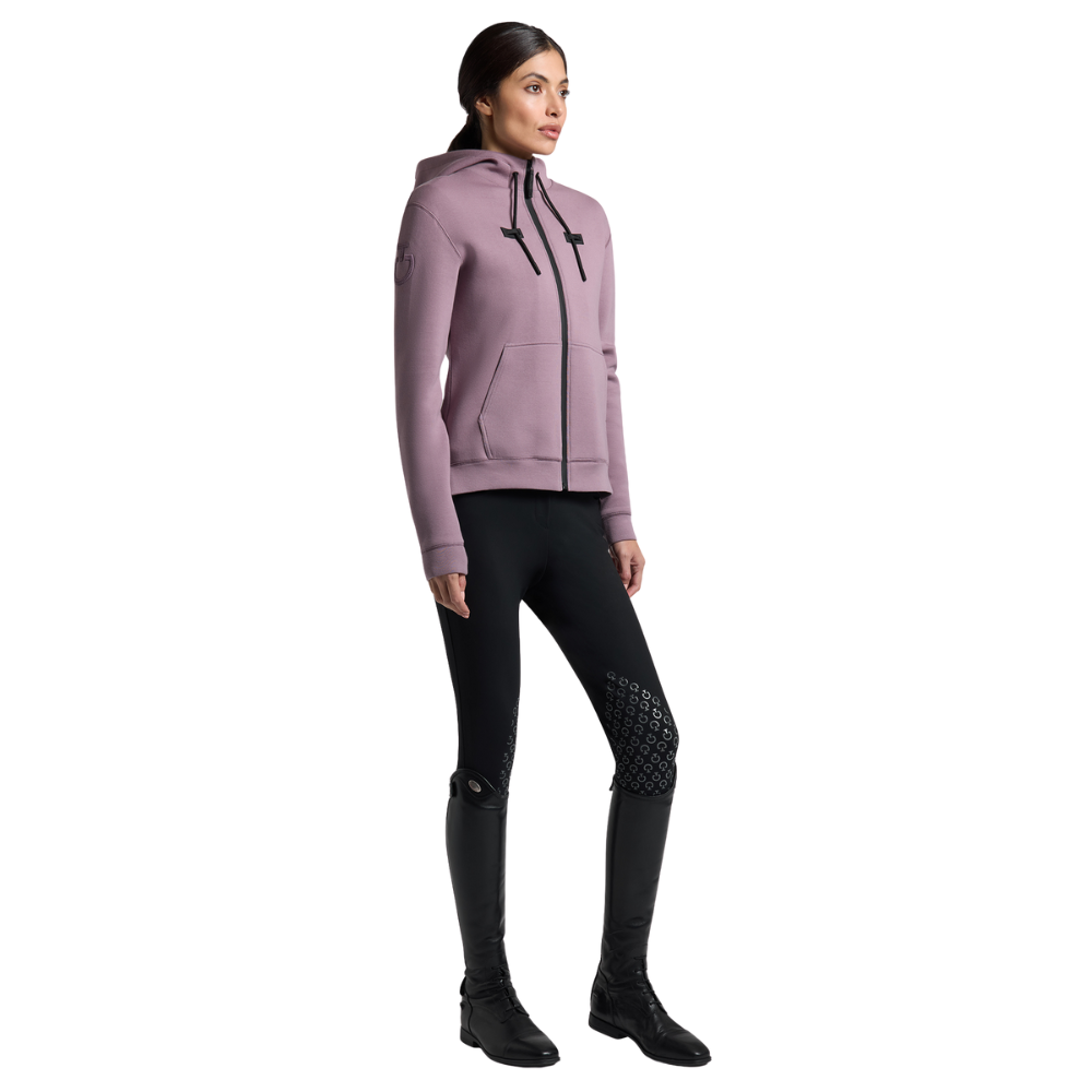 Cavalleria Toscana Damen Cotton Zip Hoodie, Herbst/Winter 2025
