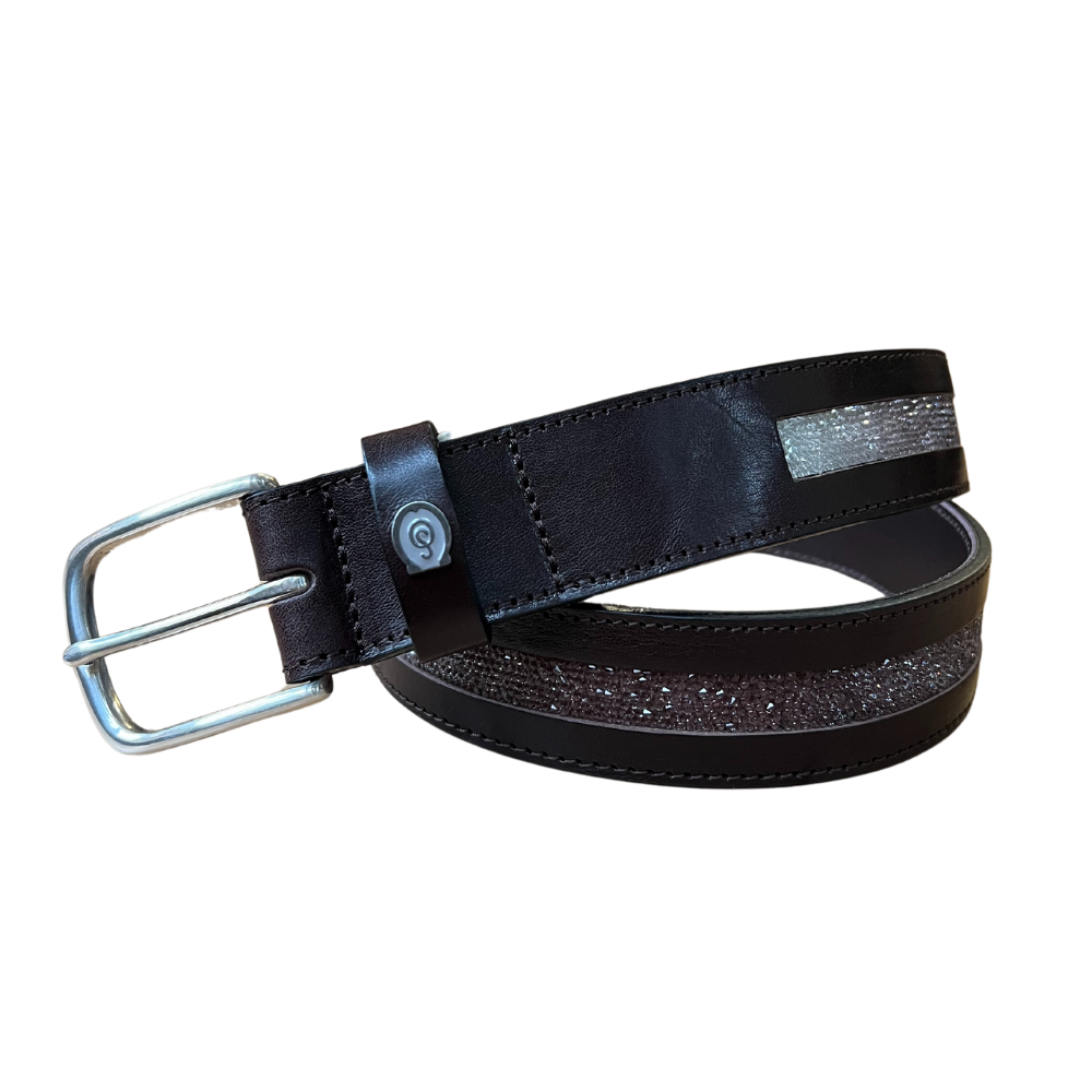 Otto Schumacher Gürtel Crystal Rocks braun shading