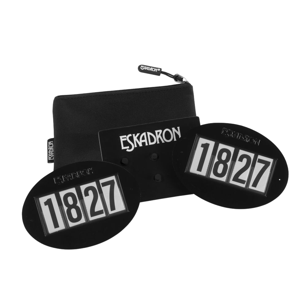 Eskadron Startnummern-Set Quick Pin 4
