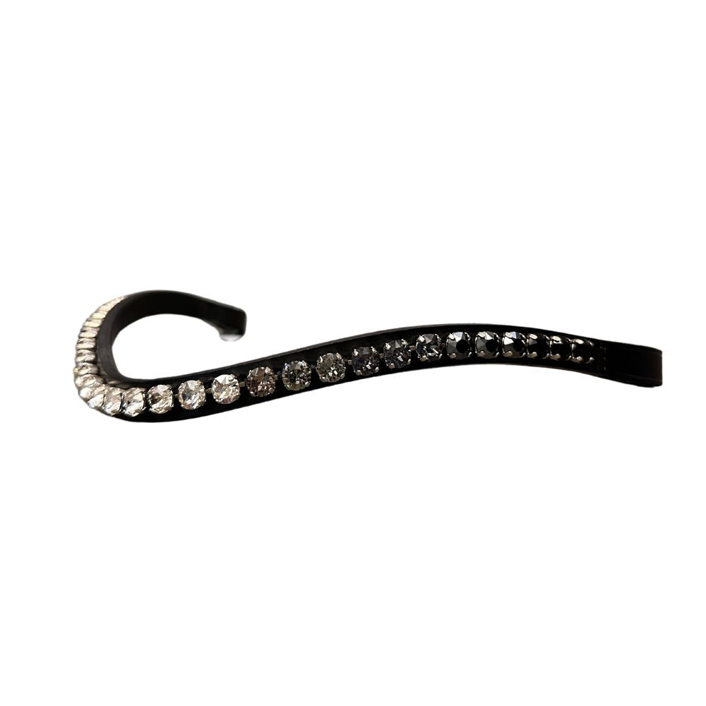 Otto Schumacher Stirnriemen Rivoli XS, Shading (black/silver/crystal)