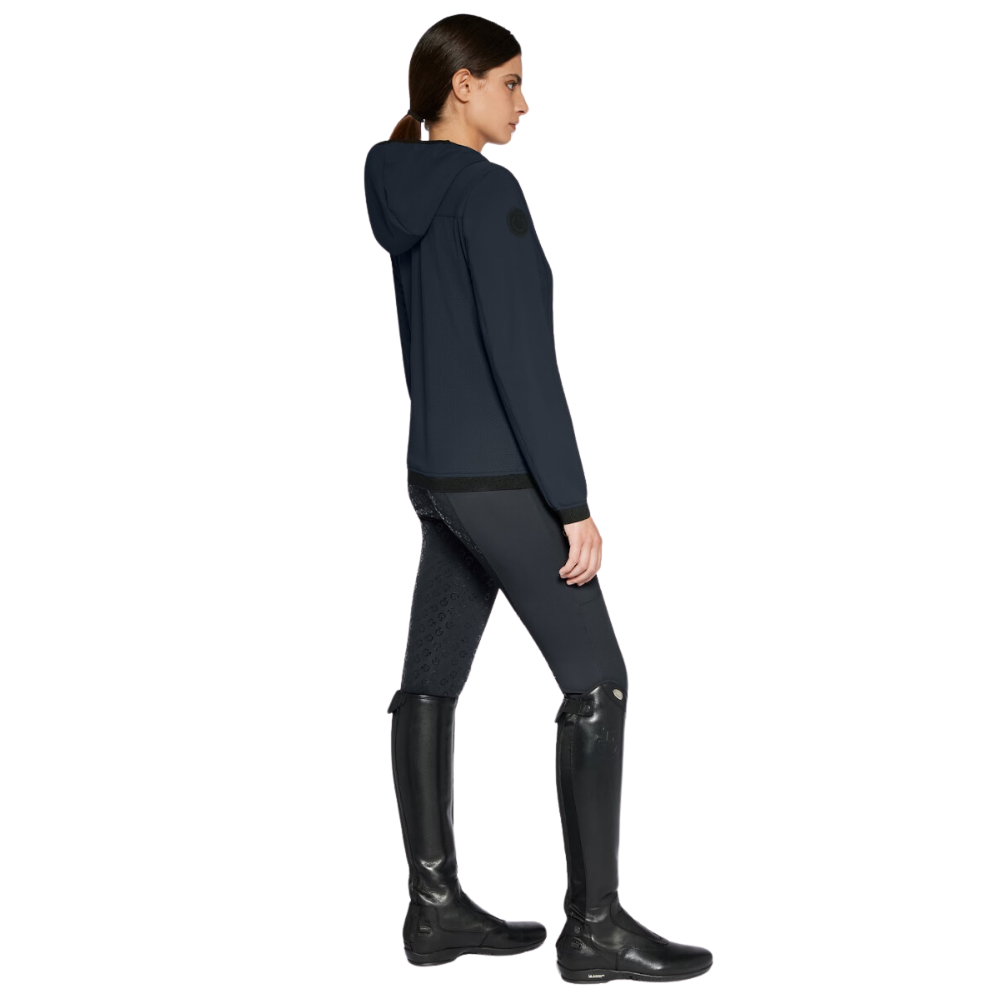 Cavalleria Toscana Damen Perforated Jersey Hooded Softshell Jacke, S24