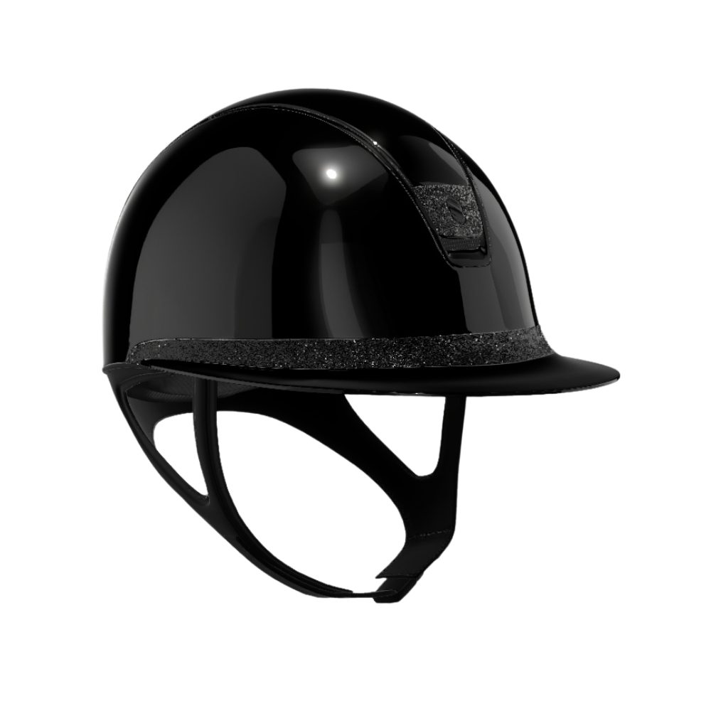 Samshield Reithelm Miss Shield 2.0 Shadowglossy Crystal Fabric Swarovski (Black)