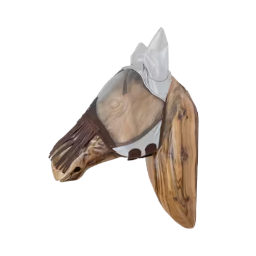 Kentucky Fliegenmaske Classic mit Ohren und Nasenfransen