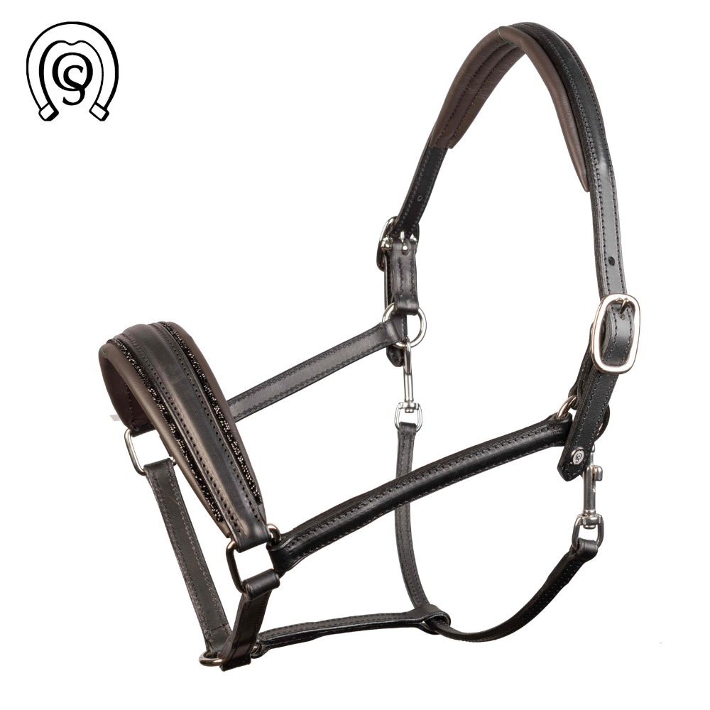 Otto Schumacher Lederhalfter Fineline Schwarz - Negro Polsterung