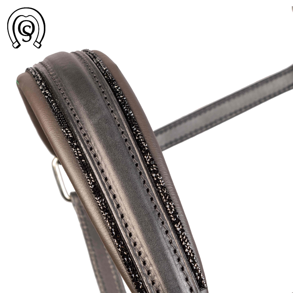 Otto Schumacher Lederhalfter Fineline Schwarz - Negro Polsterung