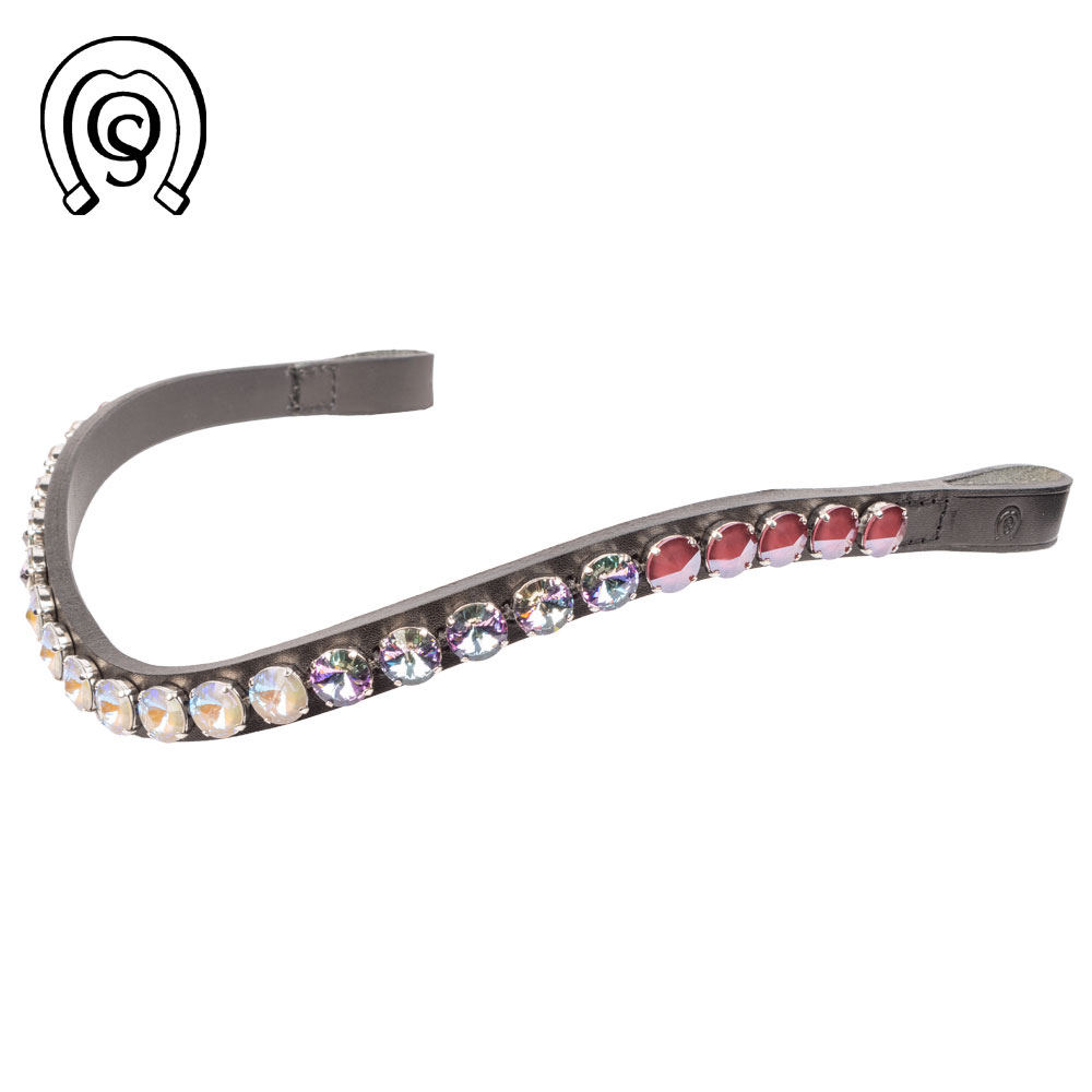 Otto Schumacher Stirnriemen Rivoli XL, Shading (lila/blau)