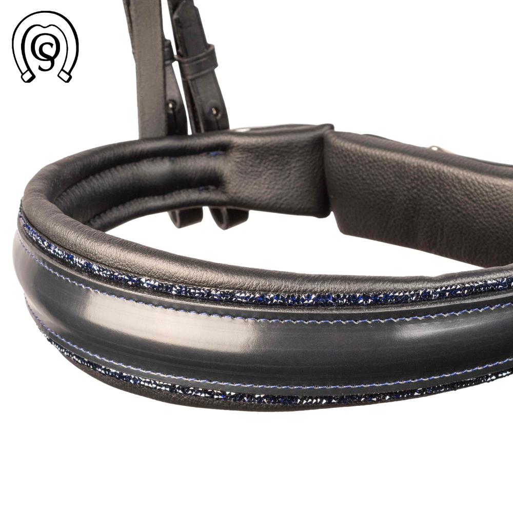 Otto Schumacher Kandare Elegant - Brushed Blue, Fineline Dark Blue