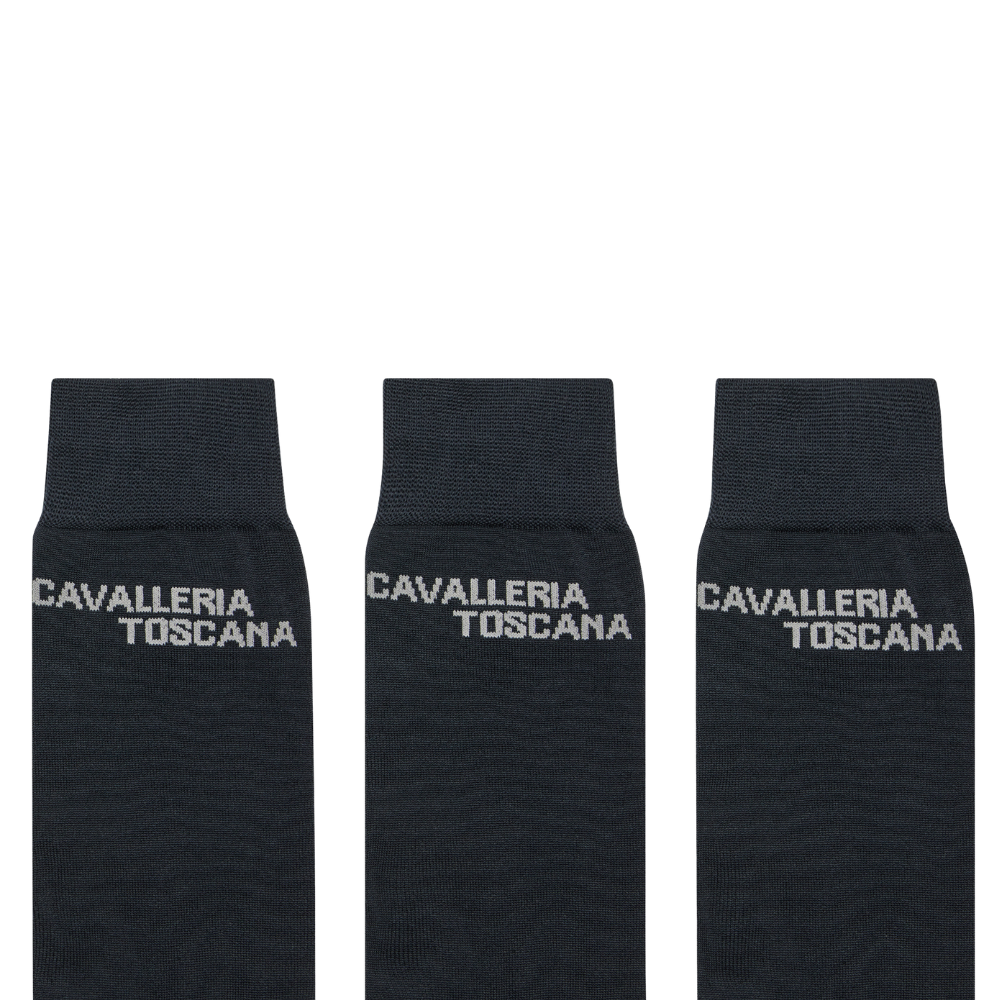 Cavalleria Toscana Jacquard Logo 3 Pack, Reitsocken, Herbst/Winter 2025
