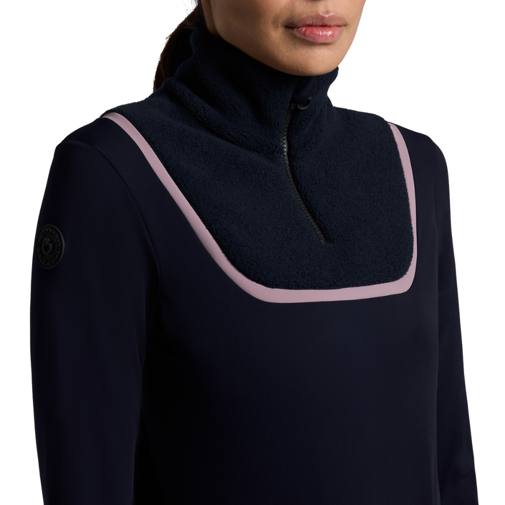Cavalleria Toscana Damen Jersey w/Fleece Insert Trainingsshirt, Herbst/Winter 2025