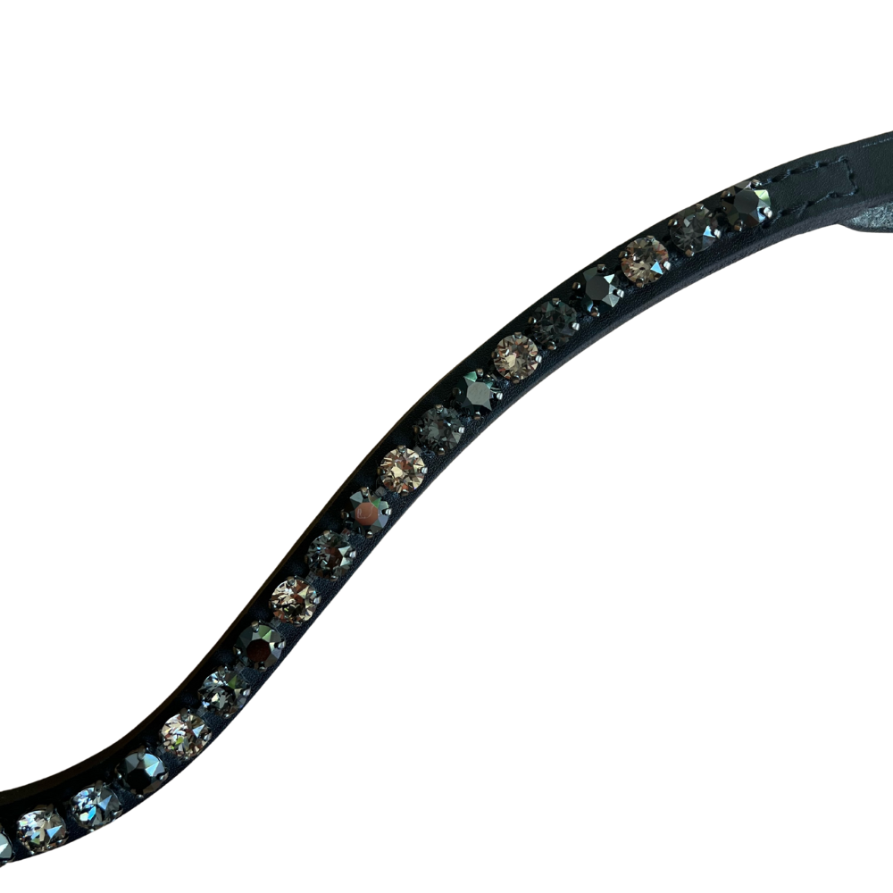 Otto Schumacher Stirnriemen Rivoli XS (jet hematite/silver night/greige)