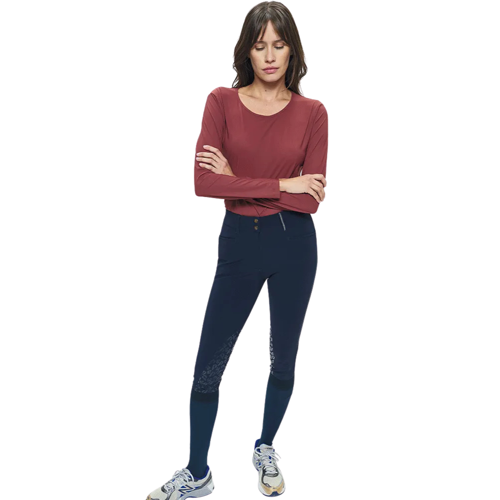 Dada Sport Giovani Grip Damenreithose navy