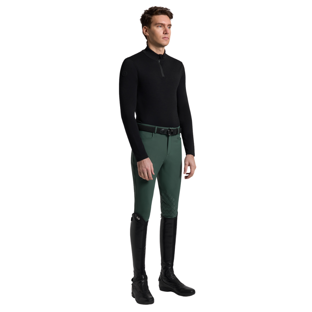 Cavalleria Toscana L/S Tech Wool Turtleneck Herren Training Polo, Herbst/Winter 2025