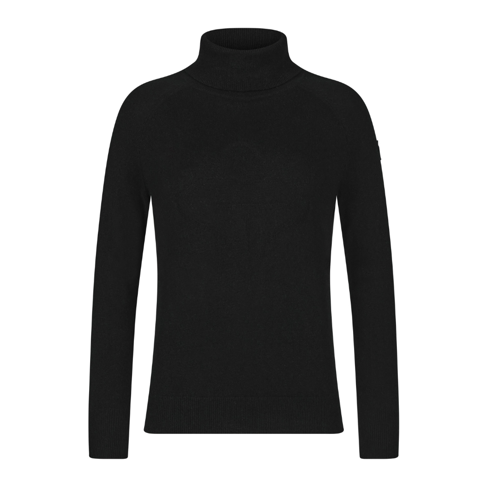 Trolle Company Damen Fine Cashmere Faded Logo Turtleneck, AW25