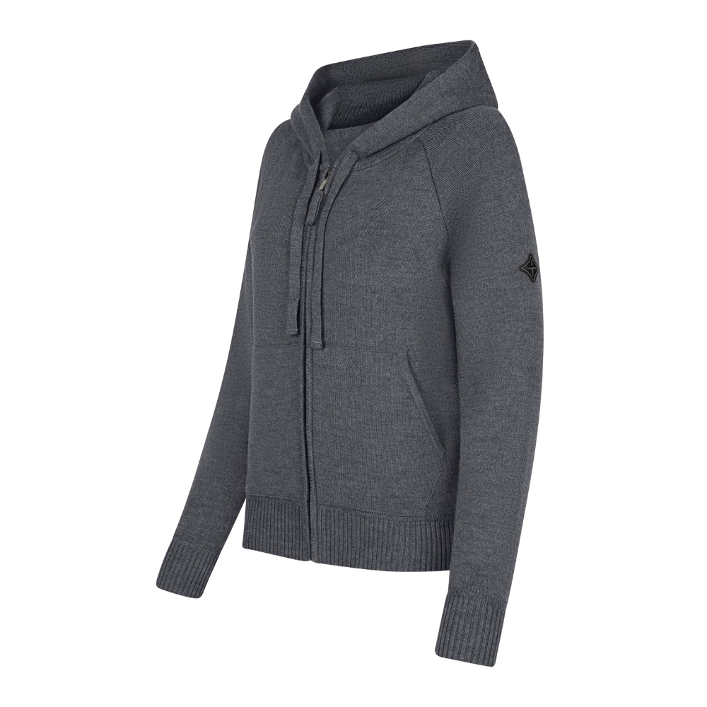 Trolle Company Damen Loose Fit Extra Fine Merino Zip Hoodie, AW25