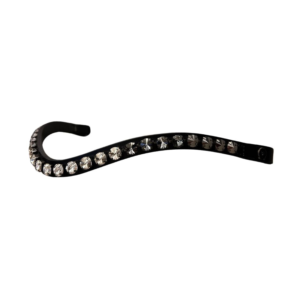 Otto Schumacher Stirnriemen Rivoli, Crystal Shading (black/silver/crystal)