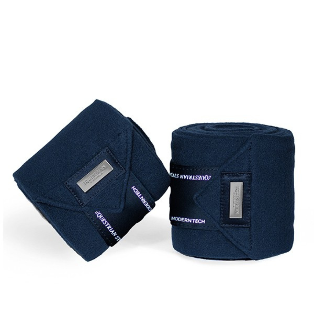 Equestrian Stockholm Fleecebandagen Modern Tech Navy