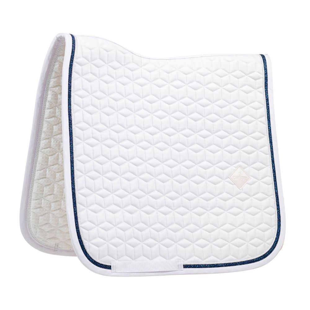 Kentucky Schabracke Glitter Rope Dressur, weiß