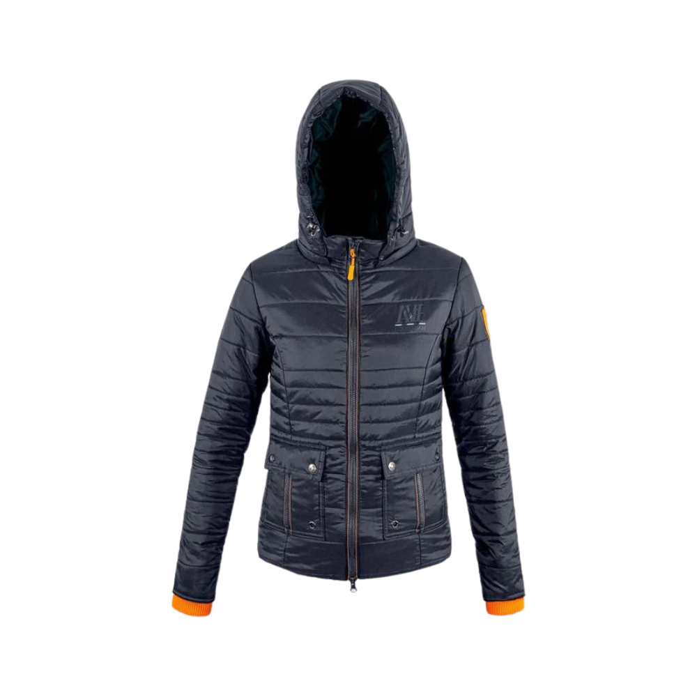 AVE Equestrian Wattierte Steppjacke mit abnehmbarer Kapuze