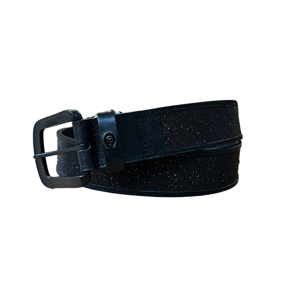 Otto Schumacher Gürtel Crystal Fabric schwarz/schwarz