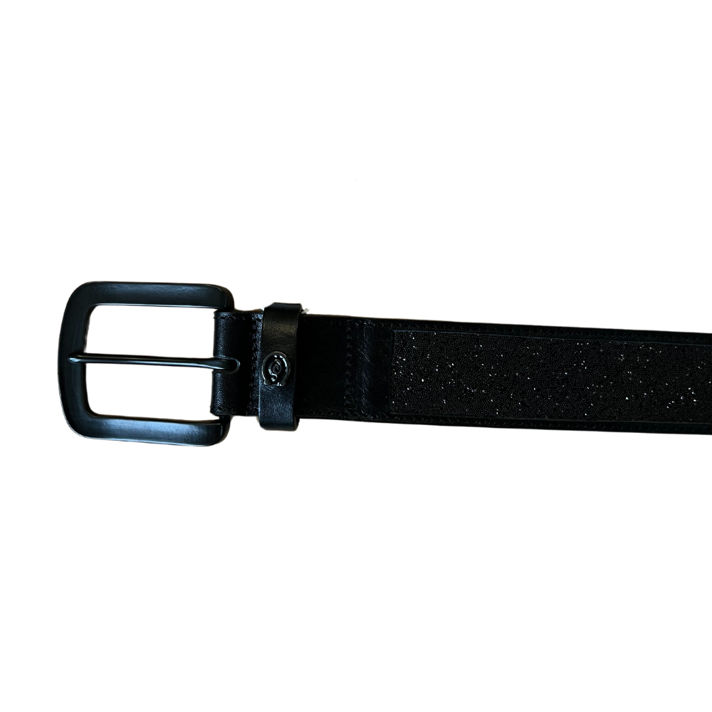 Otto Schumacher Gürtel Crystal Fabric schwarz/schwarz