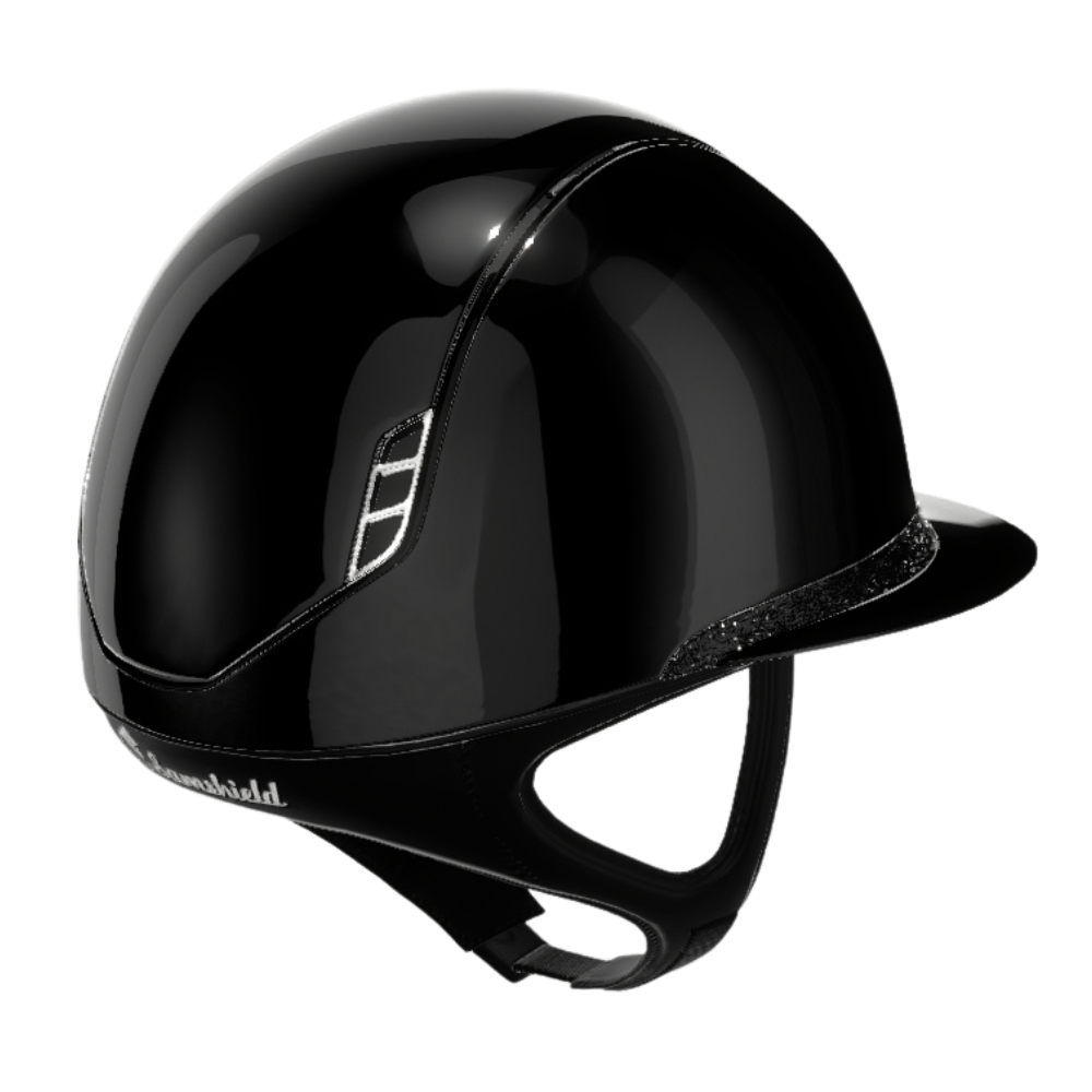 Samshield Reithelm Miss Shield 2.0 Shadowglossy Crystal Fabric Swarovski