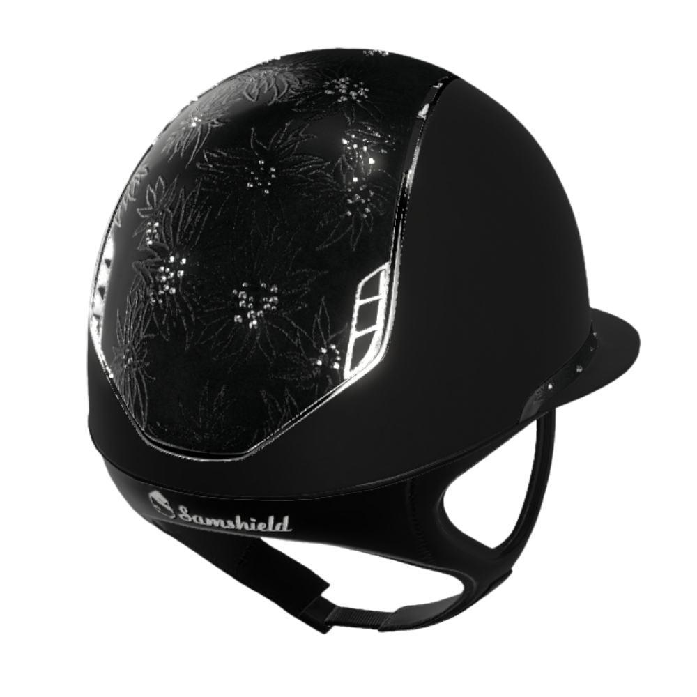 Samshield Reithelm Miss Shield 2.0 Shadowmatt Spring Flower Black (Chrome Black)