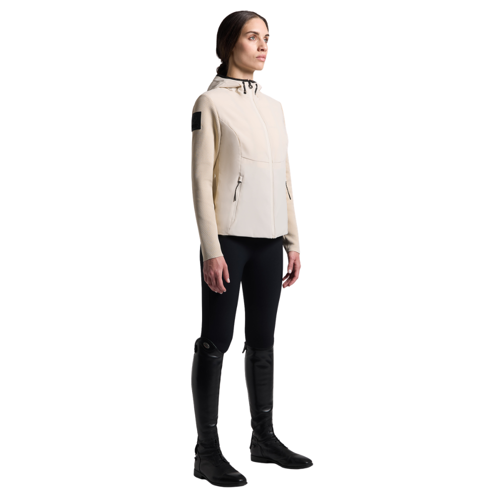 Cavalleria Toscana Hybrid Lightweigh/Tech Knit Hooded Jacke, Frühjahr/Sommer 2026