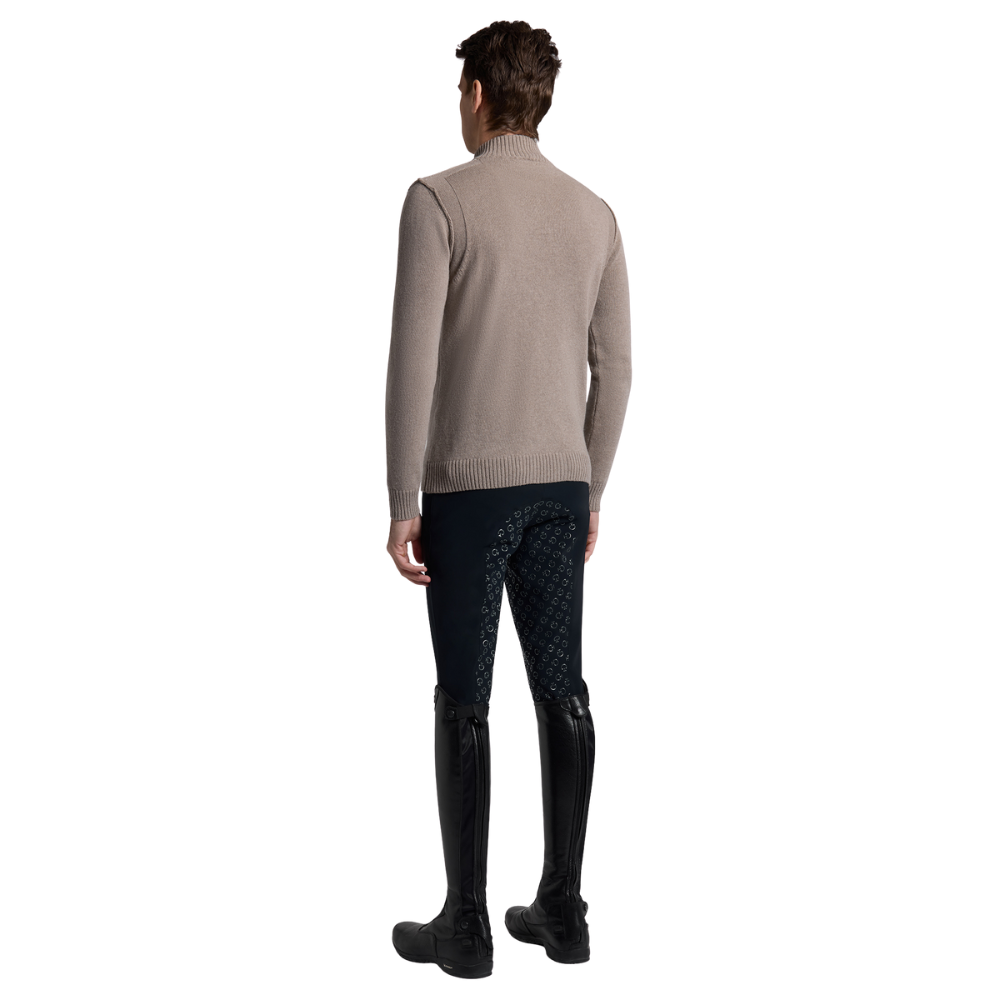 Cavalleria Toscana Pure Wool Half Zip Turleneck Herren Sweater