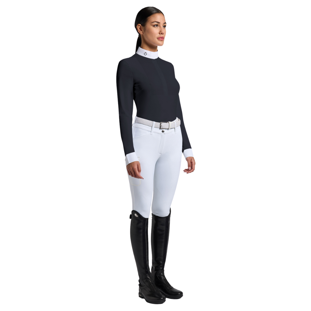 Cavalleria Toscana Heat Sealed Perforated Bib L/S Competition Shirt, Frühjahr/Sommer 2025