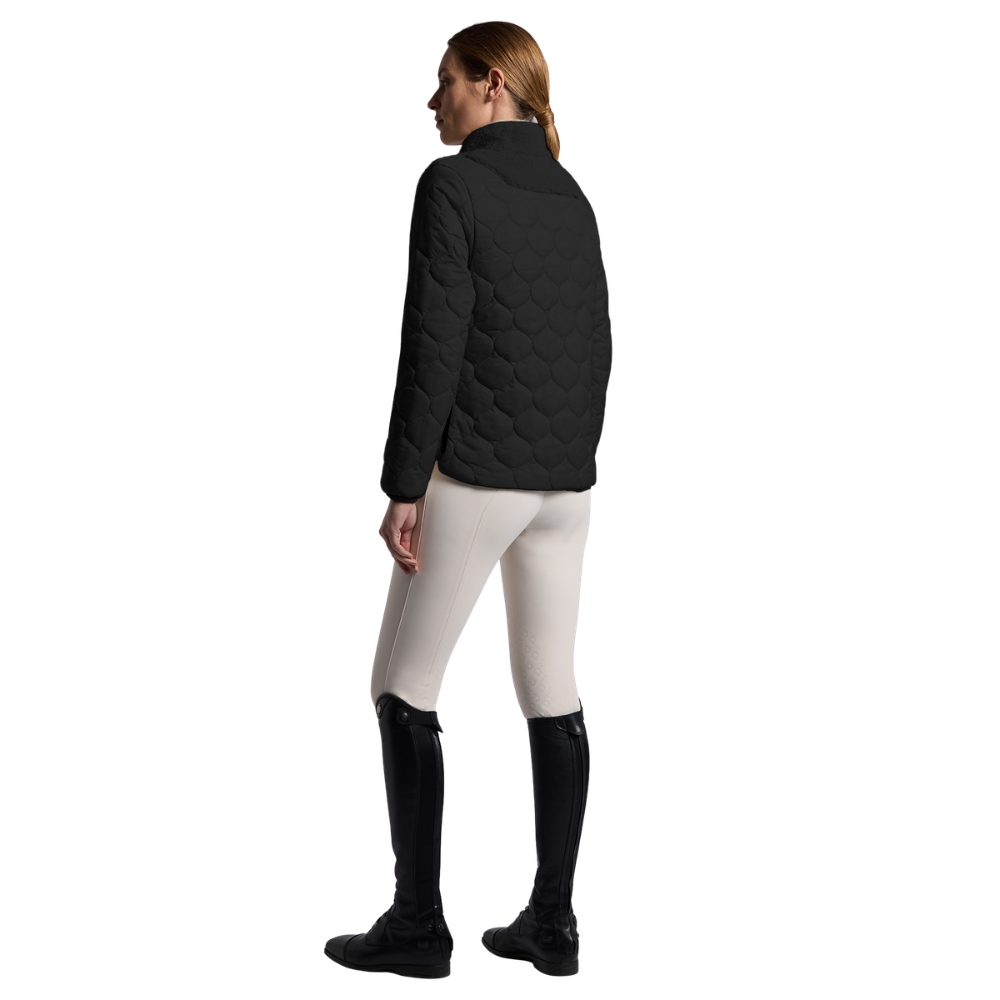 Cavalleria Toscana Teddy Bear Fleece + Nylon Zip Up Jacke, Damenjacke, Herbst/Winter 2026