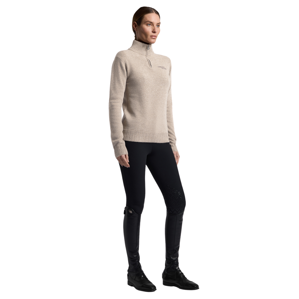 Cavalleria Toscana Damen Pure Wool Half Zip Turleneck Sweater, Herbst/Winter 2026