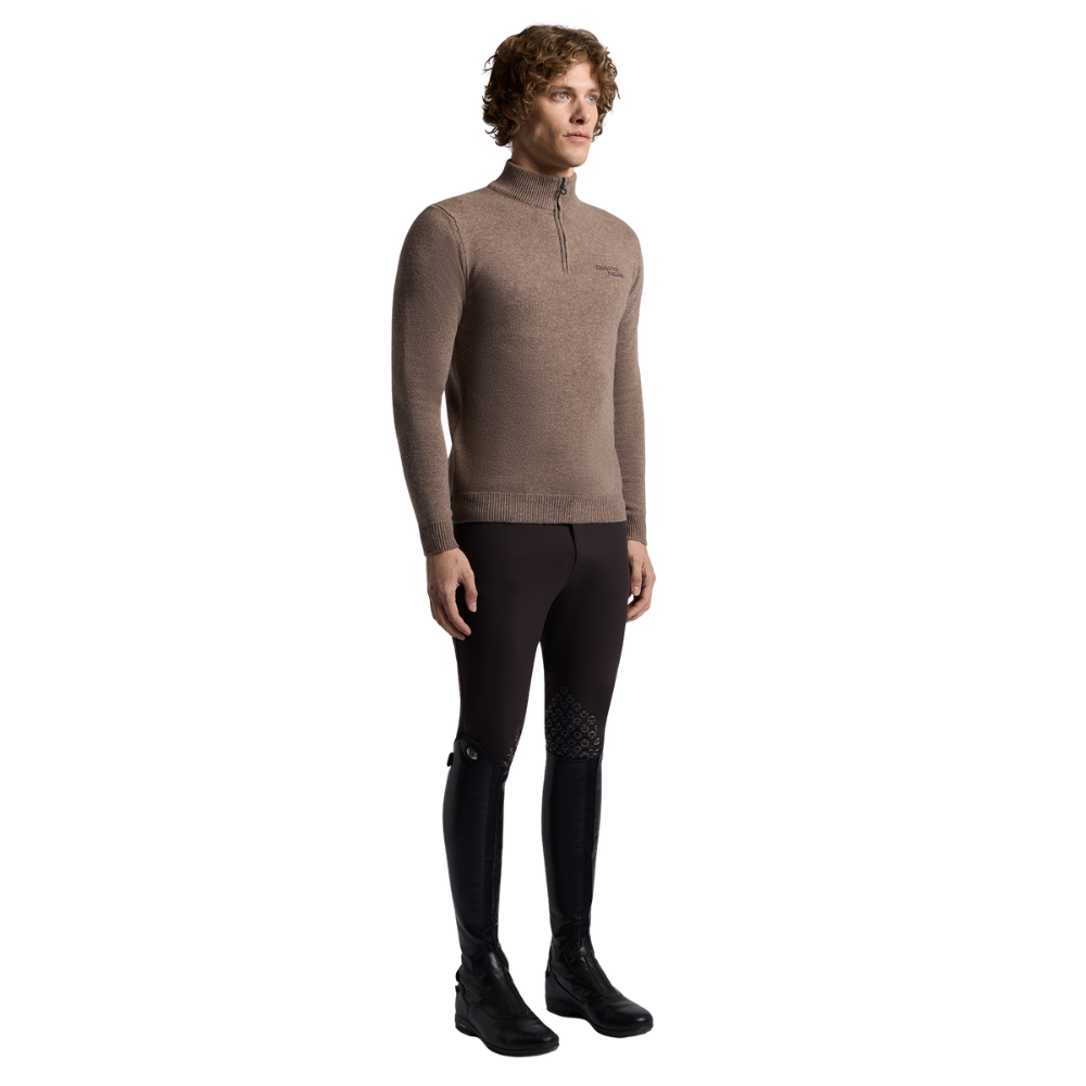 Cavalleria Toscana Herren, Pure Wool Half Zip Turleneck Sweater, Herbst/Winter 2026