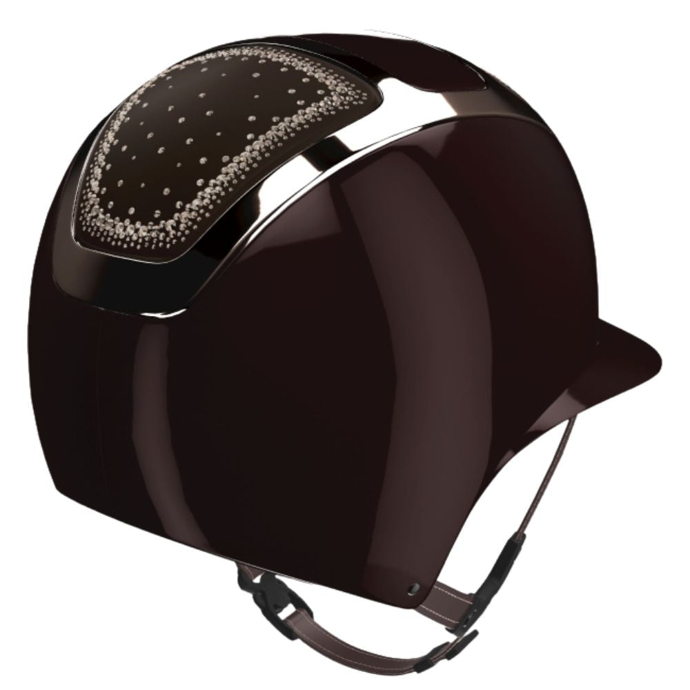 Kask Reithelm Star Lady Pure Shine Brown In-Out