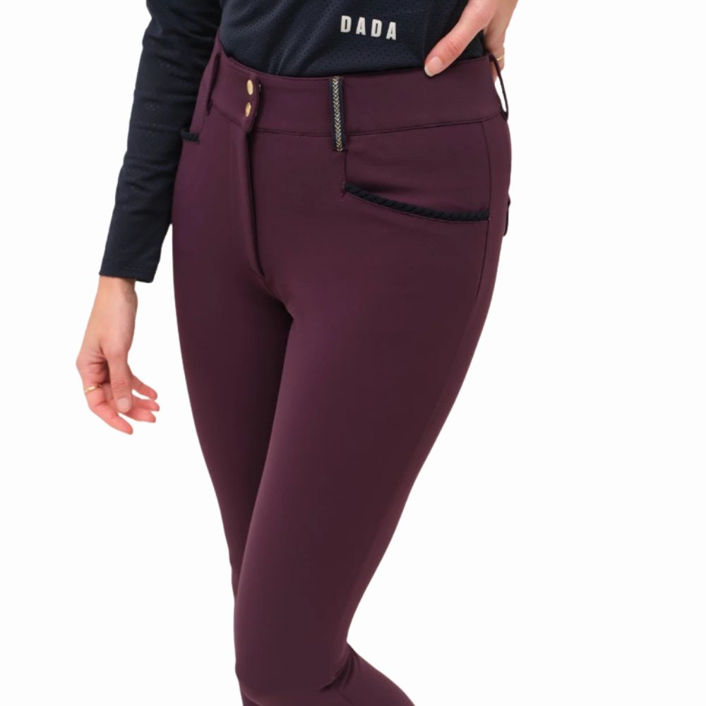 Dada Sport Giovani Grip Damenreithose dark muscat