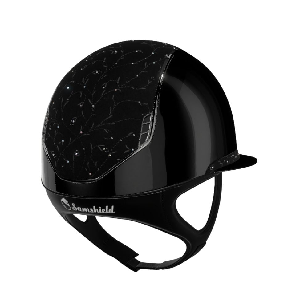 Samshield Reithelm Miss Shield 2.0 Shadowglossy Floral black