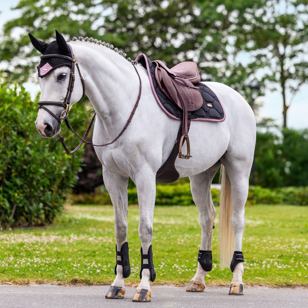 Equestrian Stockholm Springschabracke Black Blush