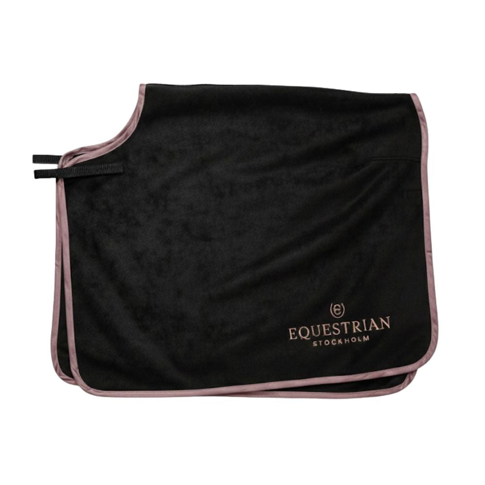 Equestrian Stockholm Quarter Blanket Black Blush